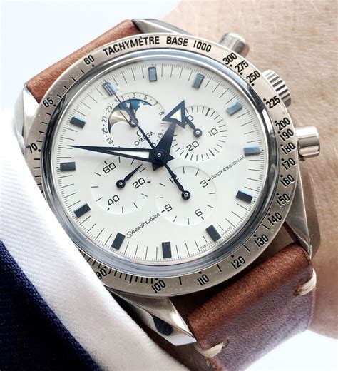 omega speedmaster pro white|Omega Speedmaster white dial review.